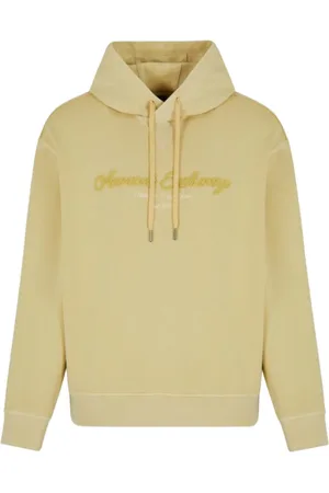 Armani Exchange Heren, Sweatshirts & Hoodies, Geel, Maat: M Katoen