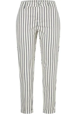 Mac Dames, Broeken, Wit, Maat: XL