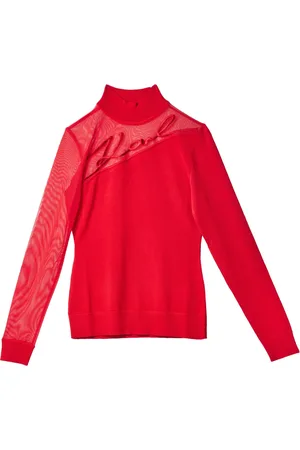 Karl Lagerfeld Dames, Truien, Rood, Maat: M Viscose