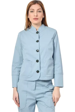 Alessia Santi Dames, Jassen, Blauw, Maat: XL Katoen