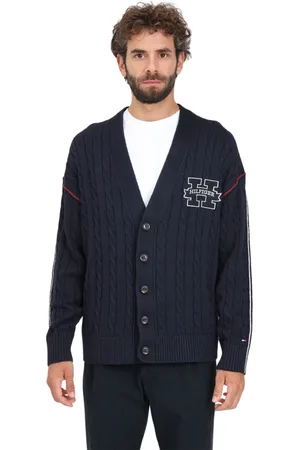 Tommy Hilfiger Heren, Truien, Blauw, Maat: L Katoen