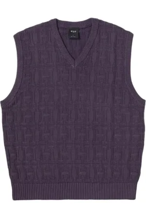Huf Heren, Truien, Paars, Maat: XL