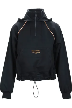 Karl Lagerfeld Dames, Sweatshirts & Hoodies, Zwart, Maat: S Viscose