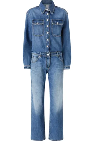 Pinko Dames, Jumpsuits & Playsuits, Blauw, Maat: 2XS Denim