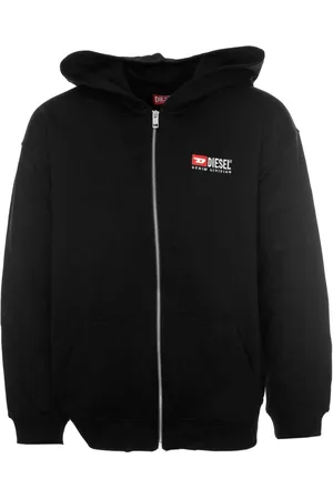 Diesel Heren, Sweatshirts & Hoodies, Zwart, Maat: S