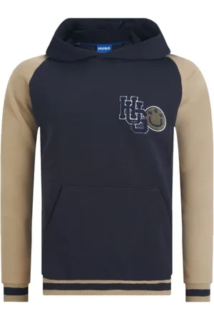 HUGO BOSS Heren, Sweatshirts & Hoodies, Blauw, Maat: S Katoen
