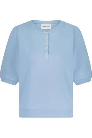 Fabienne Chapot Dames, Sweatshirts & Hoodies, Blauw, Maat: XL Katoen