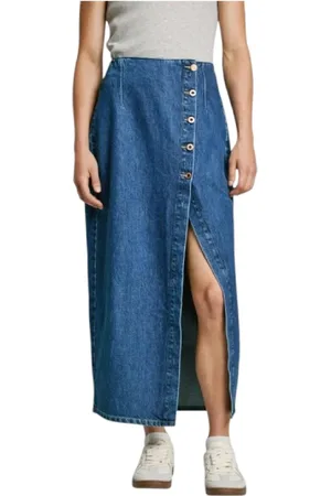 Pepe Jeans Dames, Rokken, Blauw, Maat: L