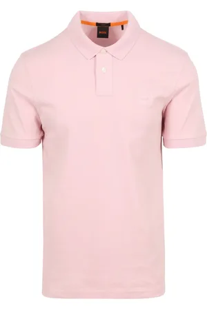 HUGO BOSS Heren, Tops, Roze, Maat: 4XL Katoen