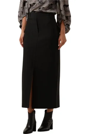 Jansen Amsterdam Dames, Rokken, Zwart, Maat: M Viscose