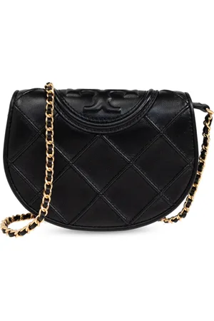 Tory Burch Dames, Accessoires, Zwart, Maat: ONE Size Leer