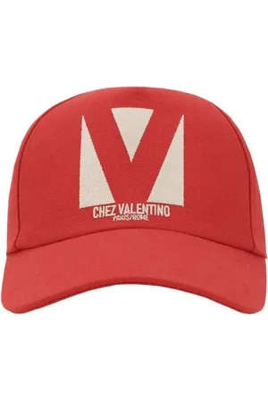 VALENTINO GARAVANI Dames, Accessoires, Rood, Maat: 57 CM Katoen
