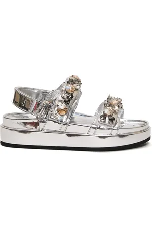 Tory Burch Dames, Schoenen, Veelkleurig, Maat: 39 EU Leer