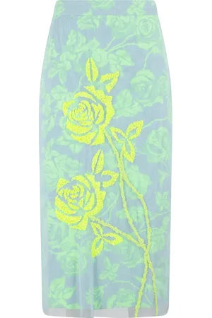 Essentiel Antwerp Dames, Rokken, Groen, Maat: XS Poliester
