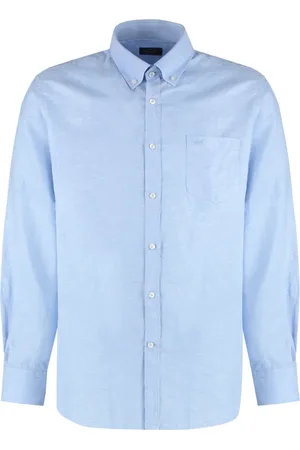 Paul & Shark Heren, Overhemden, Blauw, Maat: 3XL Katoen