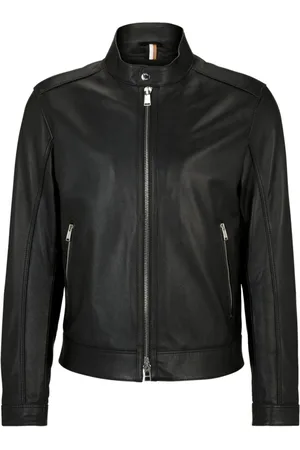 HUGO BOSS Heren, Jassen, Zwart, Maat: M Leer