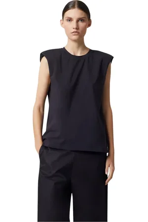 ALPHA STUDIO Dames, Tops, Zwart, Maat: S