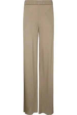 Giorgio Armani Dames, Broeken, Bruin, Maat: L Zijde