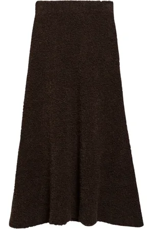 Ivy & Oak Dames, Rokken, Bruin, Maat: XL Wol