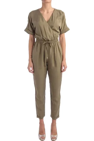 Kocca Dames, Jumpsuits & Playsuits, Groen, Maat: L Poliester