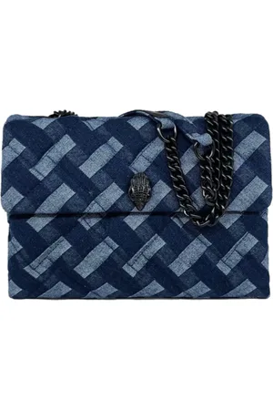 Kurt Geiger Dames, Tassen, Blauw, Maat: ONE Size Leer