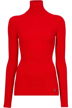 Proenza Schouler Dames, Truien, Rood, Maat: L Viscose