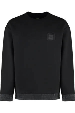 HUGO BOSS Heren, Sweatshirts & Hoodies, Zwart, Maat: M Katoen