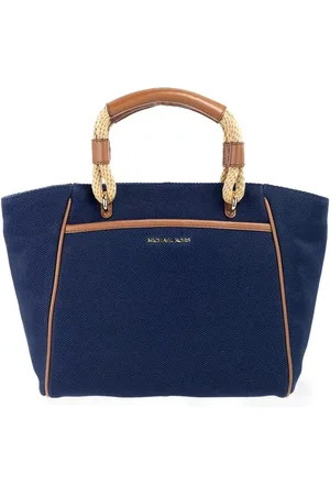 Michael Kors Dames, Tassen, Blauw, Maat: ONE Size Katoen