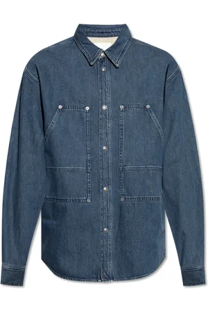 Isabel Marant Heren, Overhemden, Blauw, Maat: S Denim