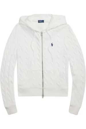 Ralph Lauren Dames, Truien, Wit, Maat: L Katoen