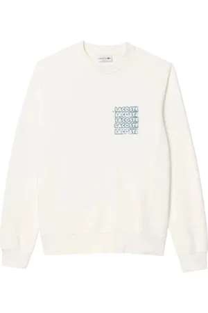 Lacoste Heren, Sweatshirts & Hoodies, Wit, Maat: XL