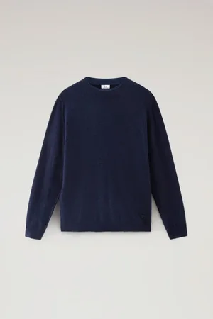 Woolrich Heren, Truien, Blauw, Maat: XL Wol
