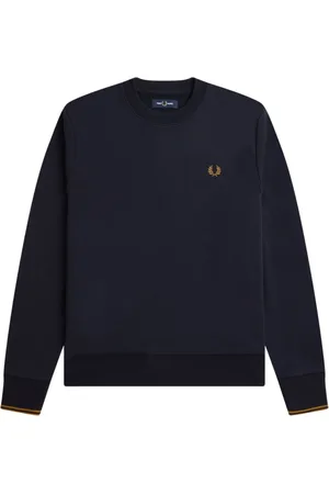 Fred Perry Heren, Sweatshirts & Hoodies, Blauw, Maat: 2XL