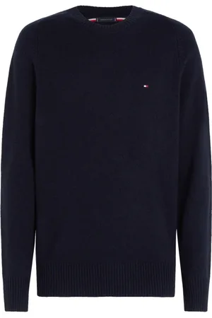 Tommy Hilfiger Heren, Truien, Blauw, Maat: 2XL Wol