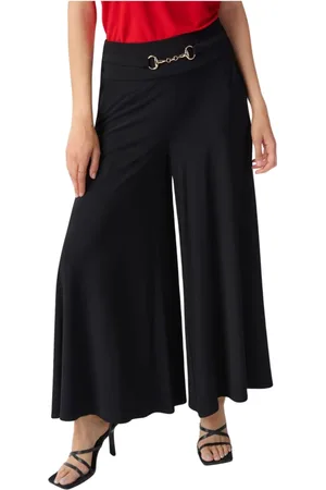 Joseph Ribkoff Dames, Broeken, Zwart, Maat: 3XL