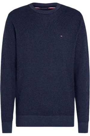 Tommy Hilfiger Heren, Truien, Blauw, Maat: XL Katoen