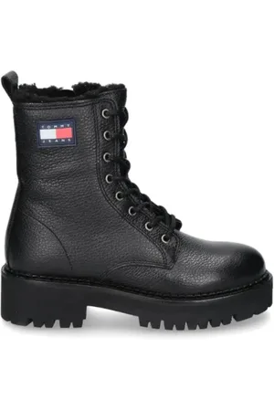 Tommy Hilfiger Dames, Schoenen, Zwart, Maat: 37 EU Leer
