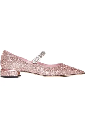 Jimmy Choo Dames, Schoenen, Roze, Maat: 38 1/2 EU Leer