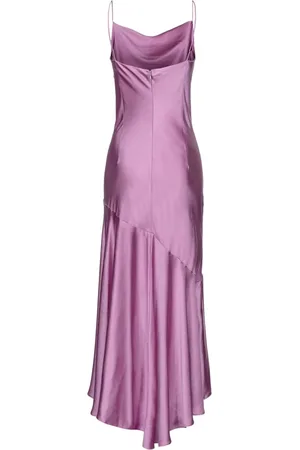 Pinko Dames, Jurken, Roze, Maat: S Satijn