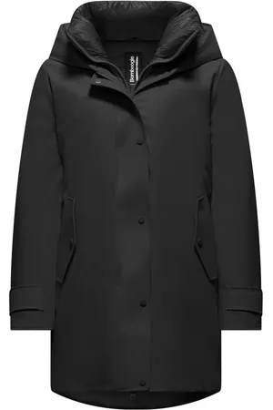 Bomboogie Dames, Mantels, Zwart, Maat: 2XL Nylon