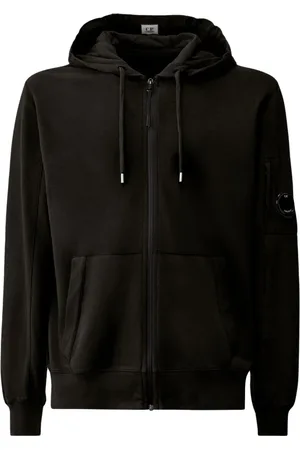 C.P. Company Heren, Sweatshirts & Hoodies, Zwart, Maat: M Fleece