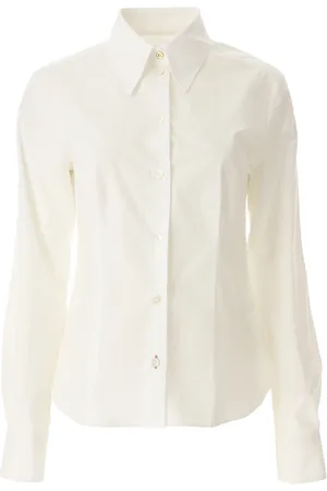 Paul Smith Dames, Blouses & Shirts, Wit, Maat: S Katoen