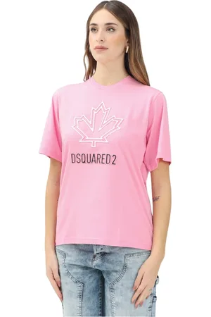 Dsquared2 Dames, Tops, Roze, Maat: XS Katoen