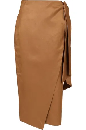 Max Mara Dames, Rokken, Bruin, Maat: XS