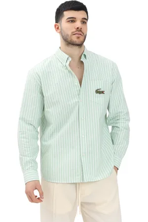 Lacoste Heren, Overhemden, Groen, Maat: S