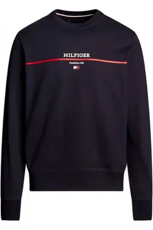 Tommy Hilfiger Heren, Sweatshirts & Hoodies, Blauw, Maat: XL Katoen