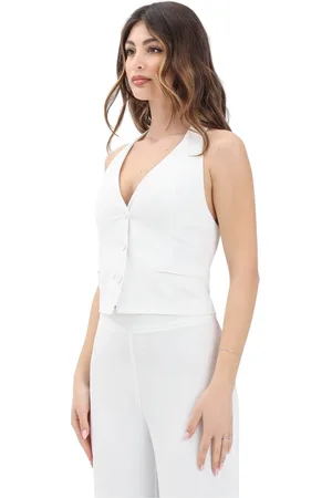 Patrizia Pepe Dames, Tops, Wit, Maat: S