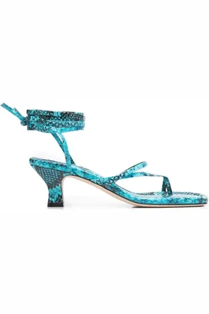 PARIS TEXAS Dames, Schoenen, Blauw, Maat: 37 EU Leer