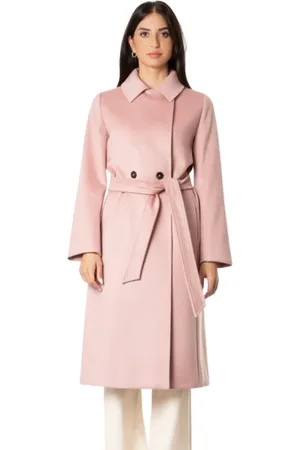 Max Mara Dames, Mantels, Roze, Maat: S Wol