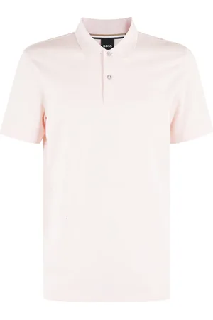 HUGO BOSS Heren, Tops, Roze, Maat: XL Katoen